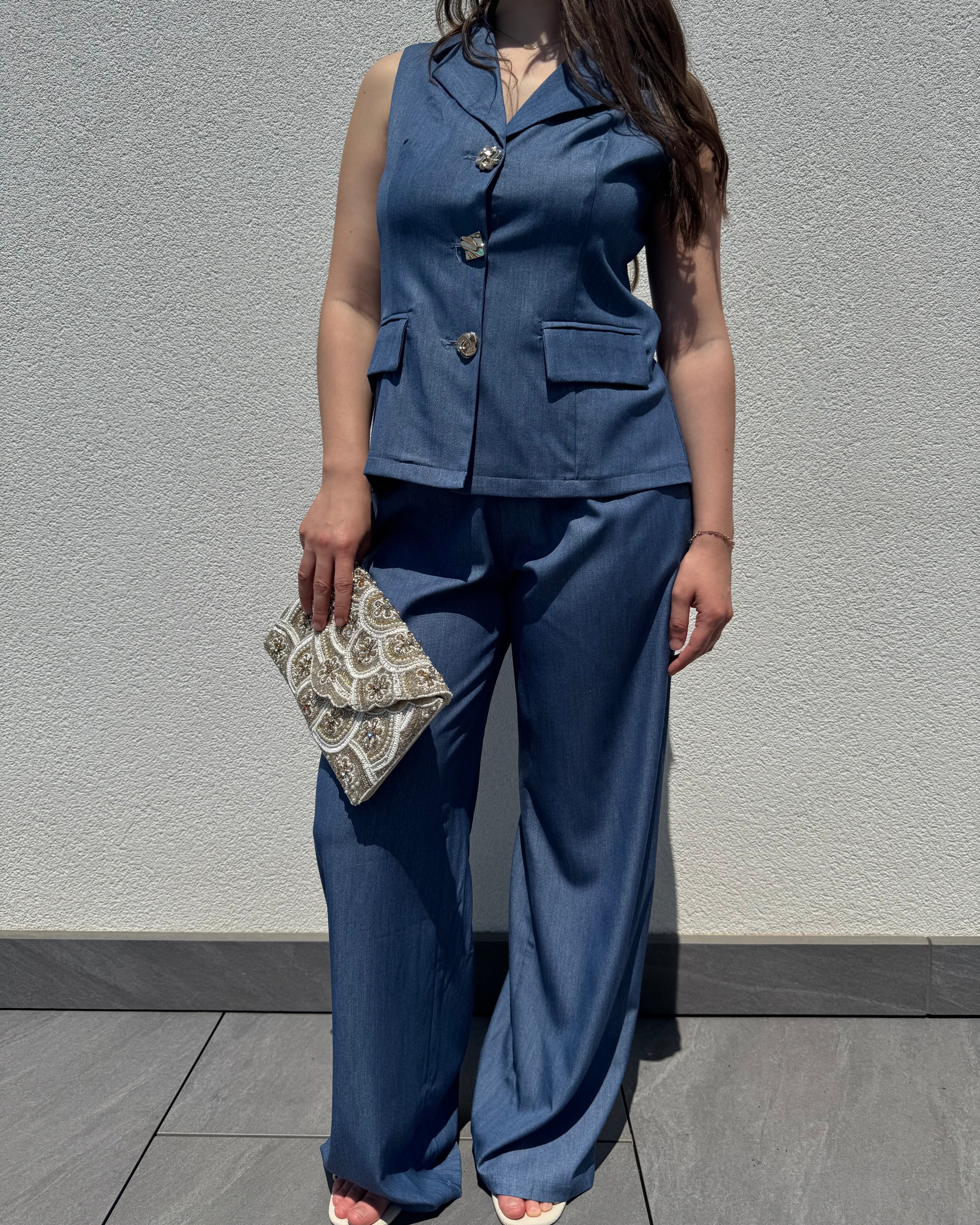 ENSEMBLE JEAN A BIJOUX